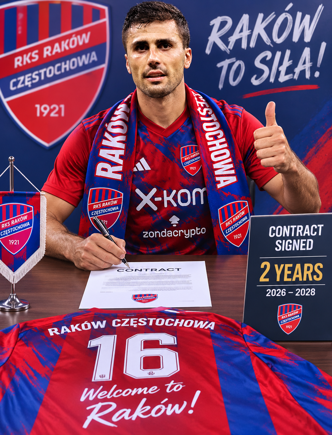 Kibice Rakowa zaskoczeni podpisaniem dwuletniego kontraktu z Rodrigo