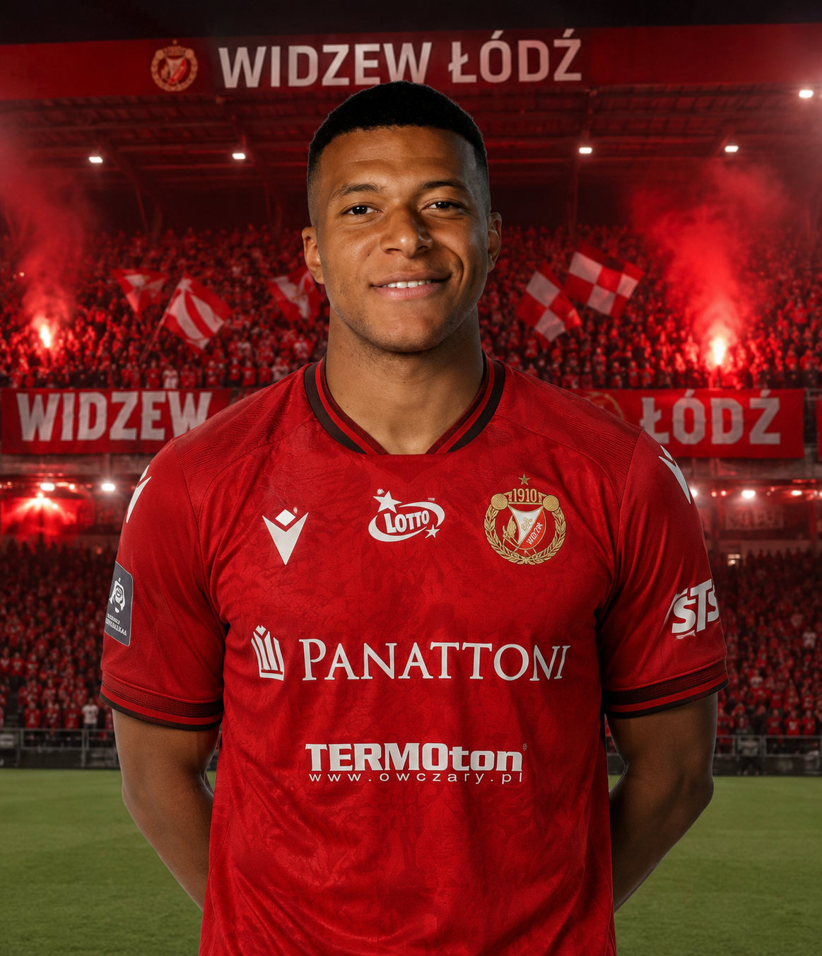 Kibice Widzewa Łódź w szoku po transferze Kyliana Mbappé